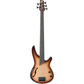 Ibanez Srh505F-Nnf Basso Elettrico Fretless Natural Browned Burst Flat