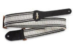 Taylor Academy Tracolla 2' White Black Jacquard Cotton