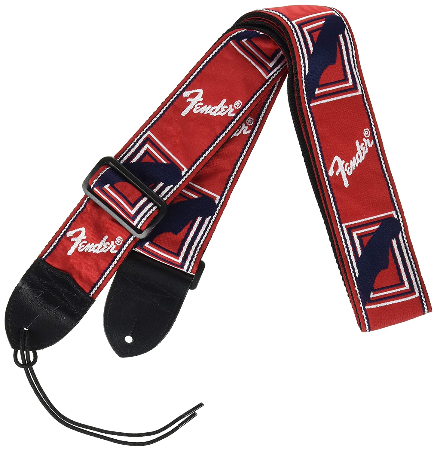 Fender Tracolla 2' Monogrammed Red White Blue
