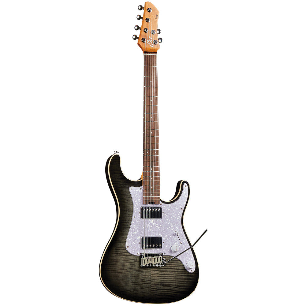 Eko Guitars Fire 400 Aurora Flamed Grey Burst