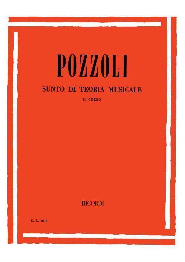 Ricordi Pozzoli Sunto di Teoria Musicale II Corso