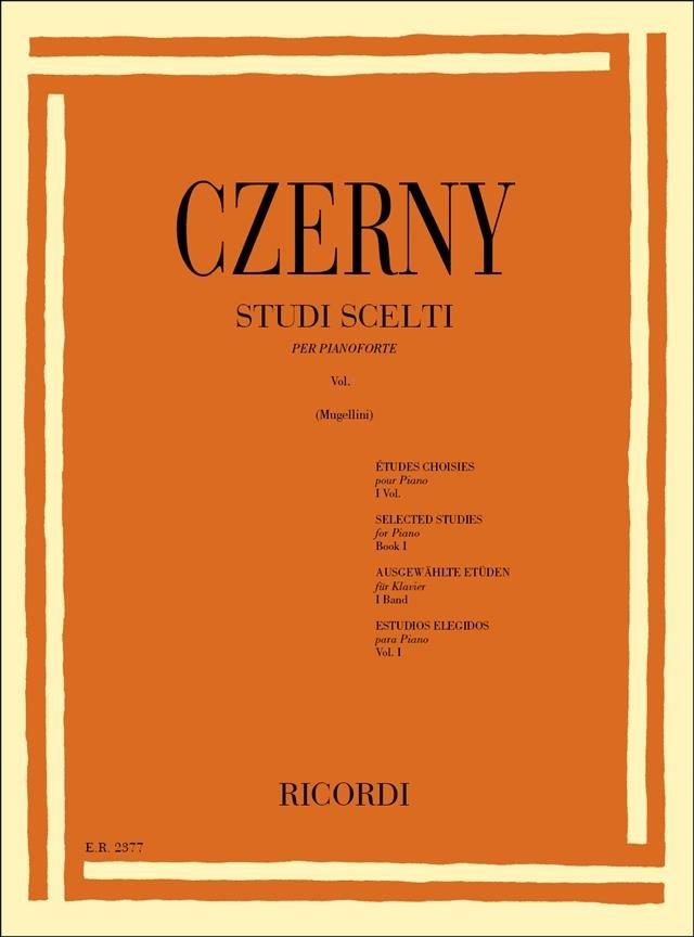 Ricordi Czerny Studi Scelti per Pianoforte Vol. II