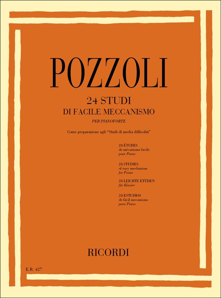 Ricordi Pozzoli 24 Studi Di Facile Meccanismo