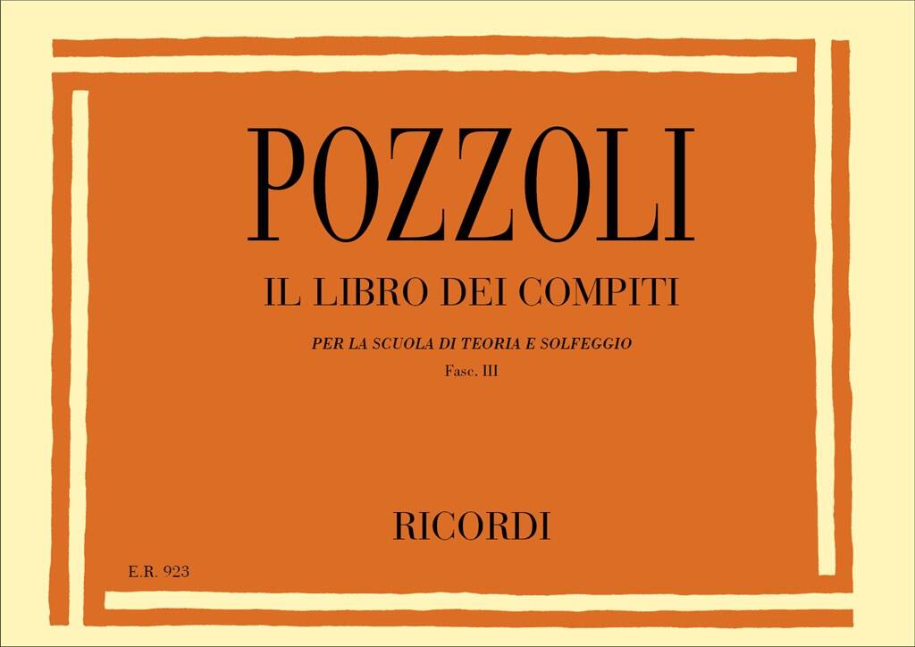 Ricordi Pozzoli Libro Dei Compiti Pt. III