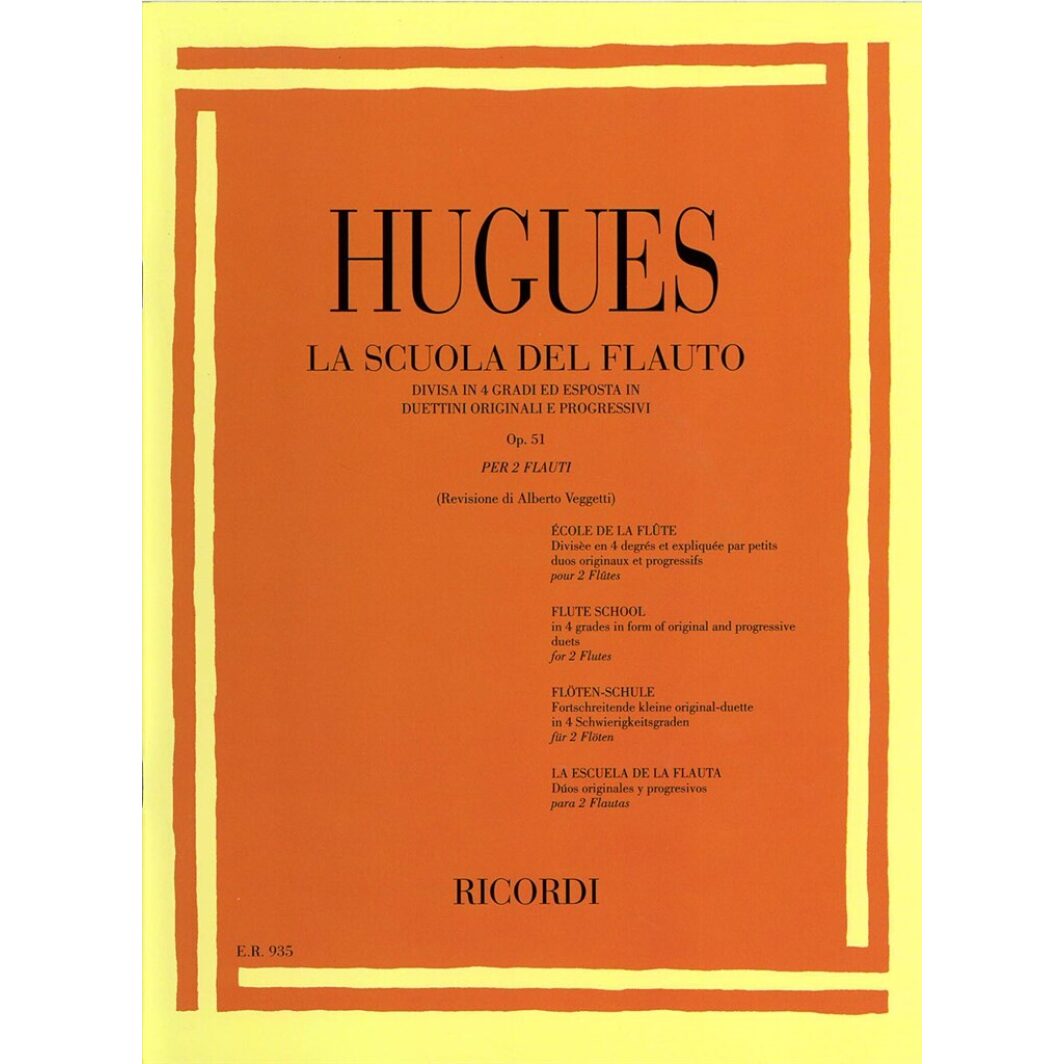 Ricordi Hugues Scuola Del Flauto Op 51