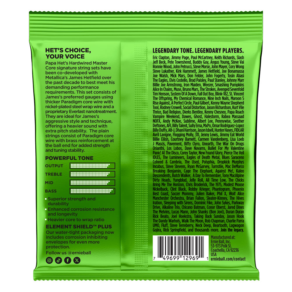 Ernie Ball 2201 Papa Het's Hardwired Master Cores 11-50