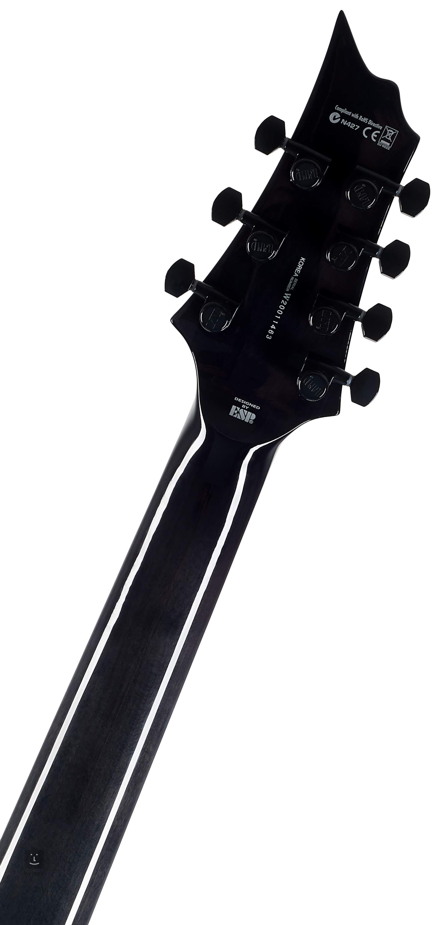 Ltd H1007 See Thru Black 7 Strings