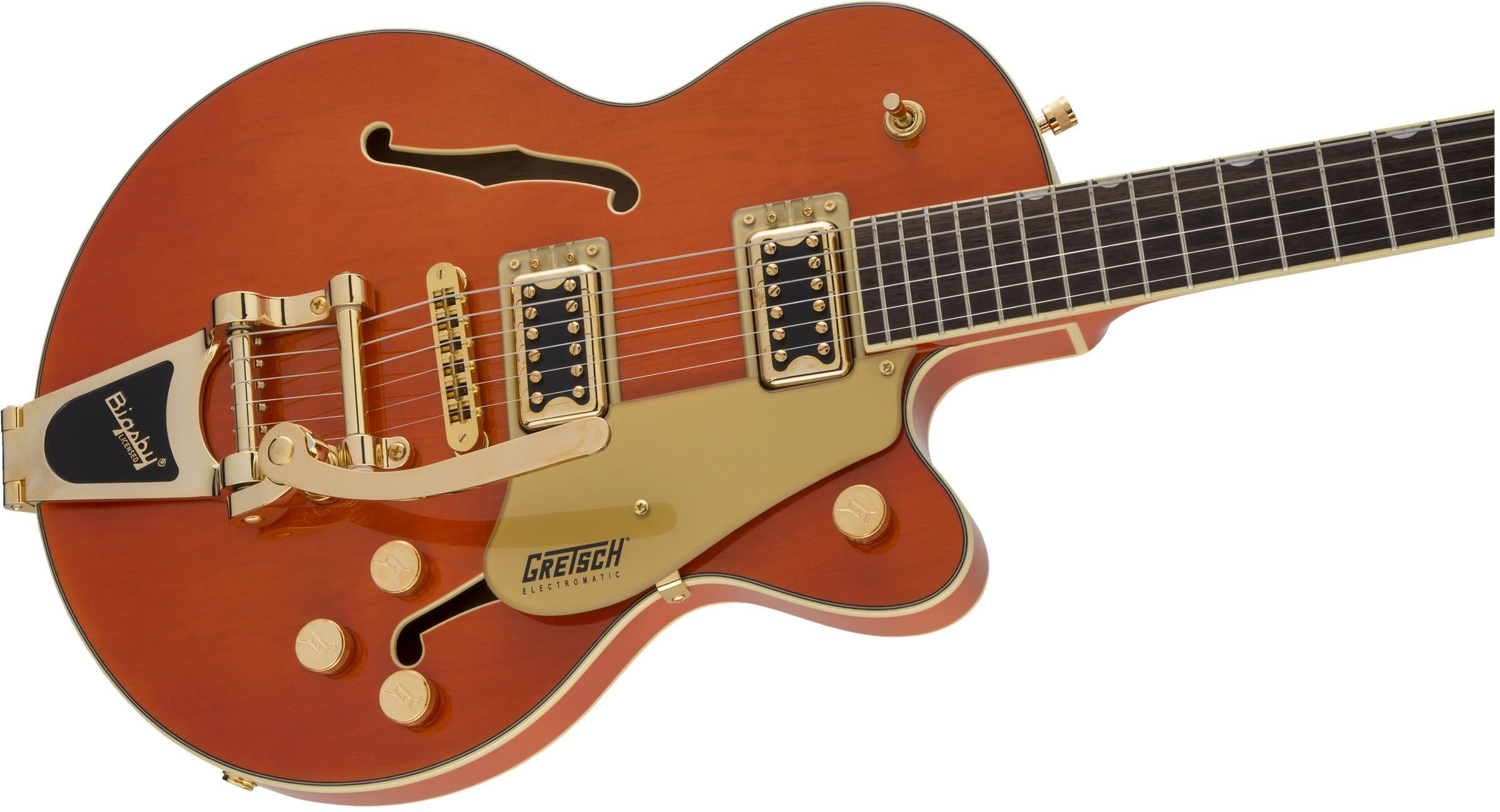 Gretsch G5655Tg Electromatic Jr. Single-Cut With Bigsby Orange Stain