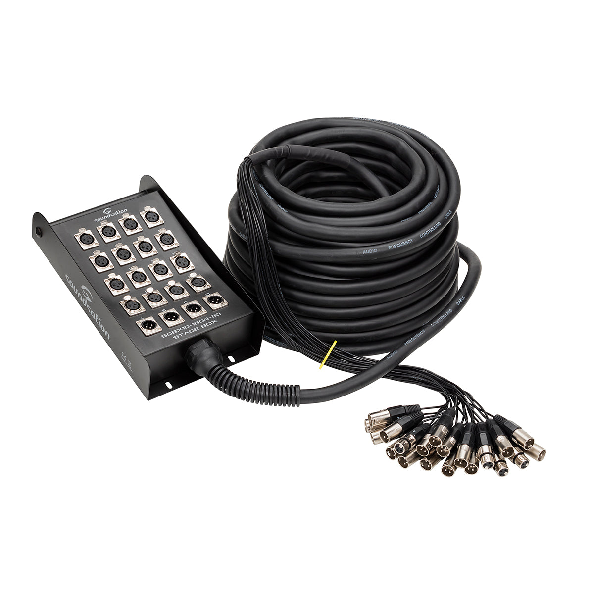 Soundsation SGBX10-1604 Stage Box, 30m Metal, with 16 Inputs and 4 Outputs