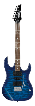 Ibanez Grx70Qatbb Chitarra Elettrica Transparent Blue Burst
