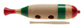 Stagg GUF141L Guiro Grande a Forma di Pesce cm38 con Scraper