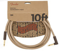Fender Festival Hemp Cavo Jack Pipa Mt3 Natural