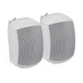 Helvia Lido 420 Pair of 4' White Outdoor Speakers