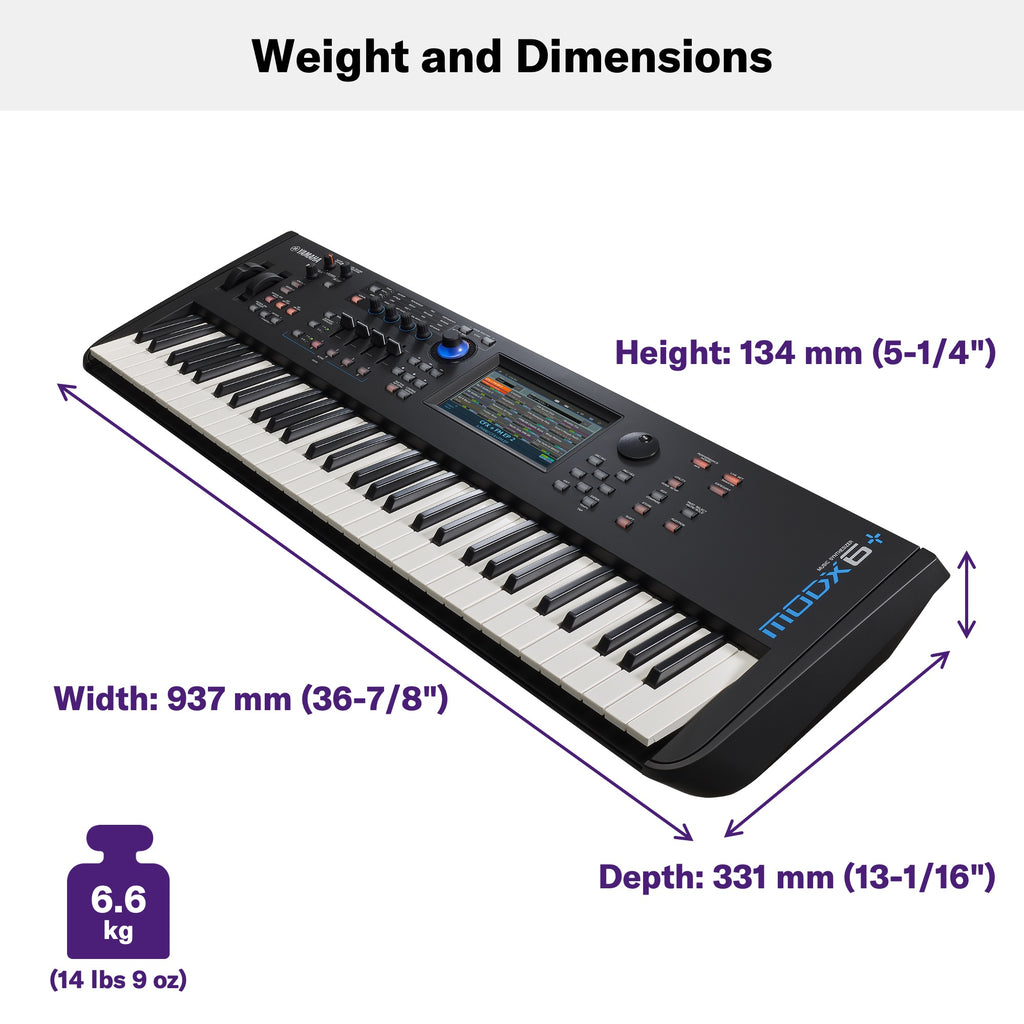 Yamaha Modx6 Plus Tastiera Synth