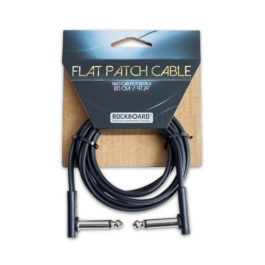 Rockboard By Warwick Rbo Cavo Flat Patch Stereo 120 Cm Jack Stereo Angolo
