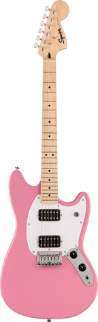 Squier Sonic Mustang HH Maple Flash Pink
