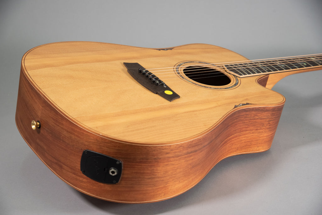 Cole Clark Fat Lady 3 Dreadnought Cutaway Elettrificata