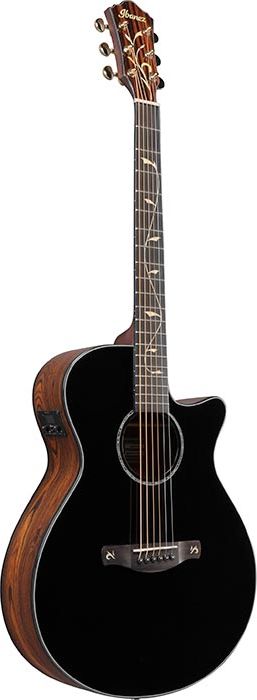 Ibanez AEG550 Black High Gloss Chitarra Acustica Elettrificata Spalla Mancante