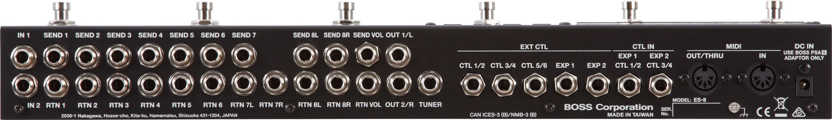 Boss Es-8 Effect Switching System Effects Looper