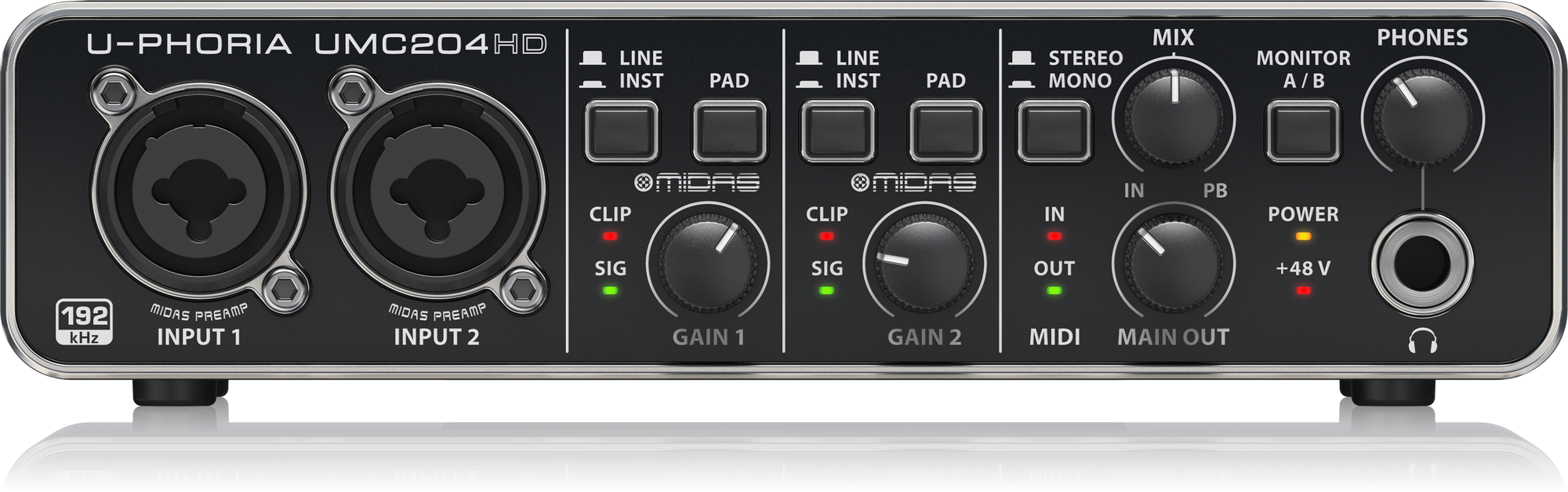 Behringer Uphoria Umc204Hd Interfaccia Usb