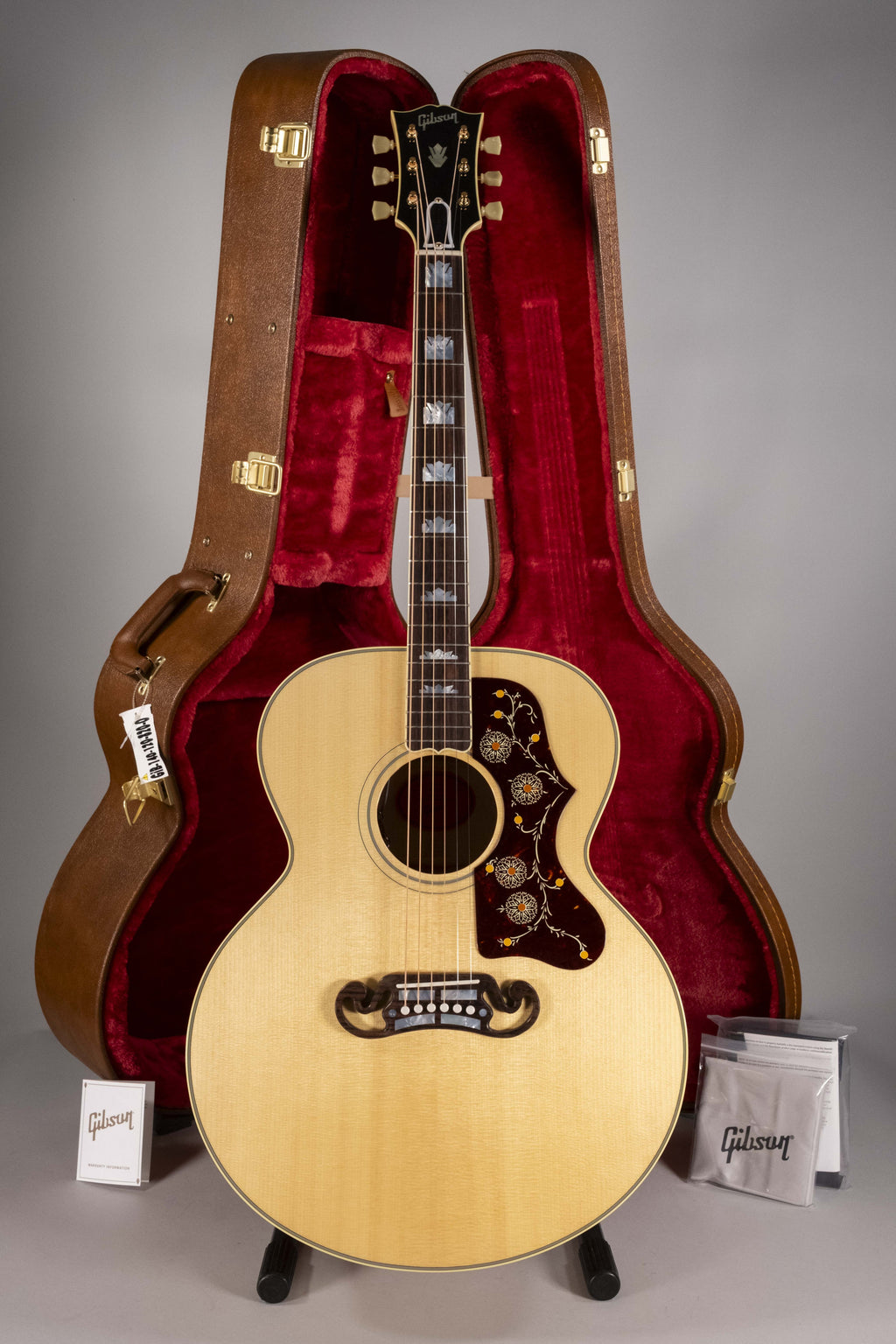 Gibson Sj200 Antique Natural Chitarra Acustica Elettrificata con Hardcase