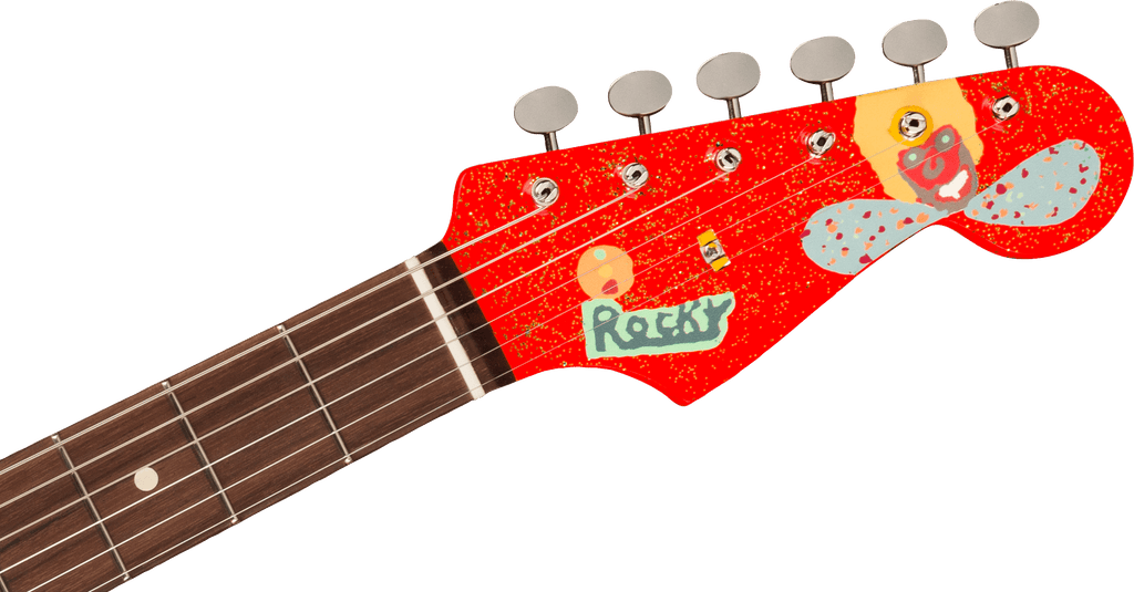 Fender George Harrison Rocky Stratocaster Rw Hand Painted Rocky Artwork
