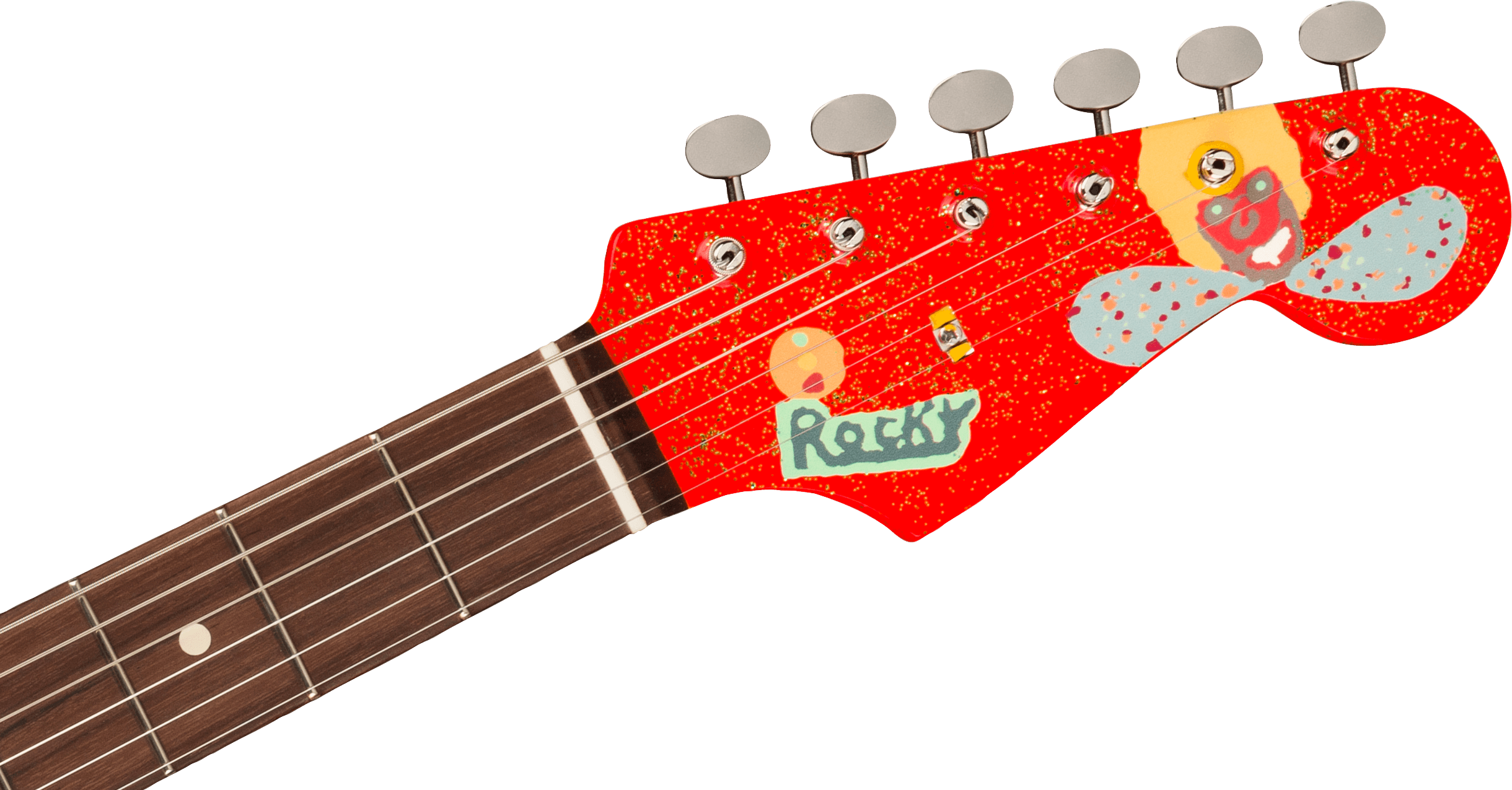 Fender George Harrison Rocky Stratocaster Rw Hand Painted Rocky Artwork