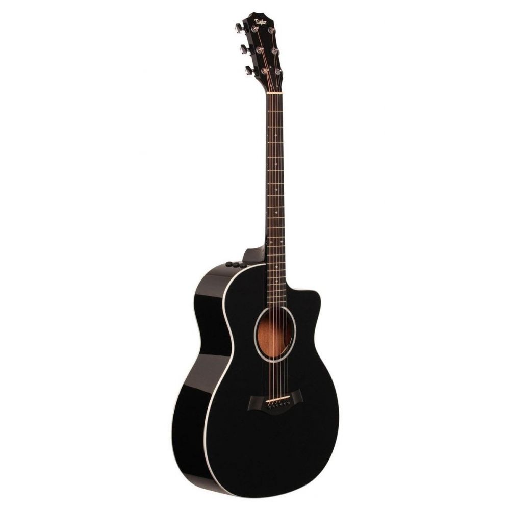 Taylor Custom 214Ce Deluxe Black Satin Tuners