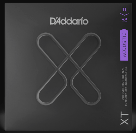 D'Addario Xt 11-52 Phosphor Bronze Muta Per Chitarra Acustica