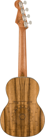 Fender Dani Harrison Uke, Walnut Fingerboard, Turquoise