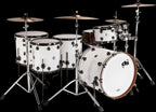 Dsdrum Rebel Custom White Drum Kit