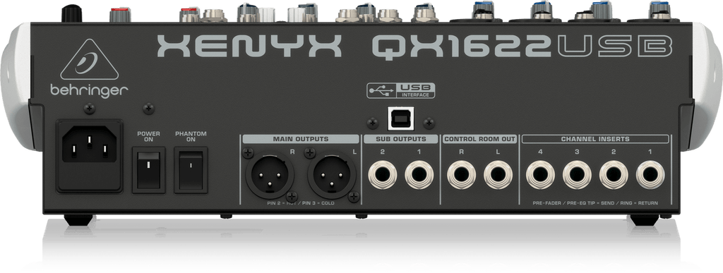 Behringer Xenyx Qx1622Usb 16 Ingressi 4 Compressori