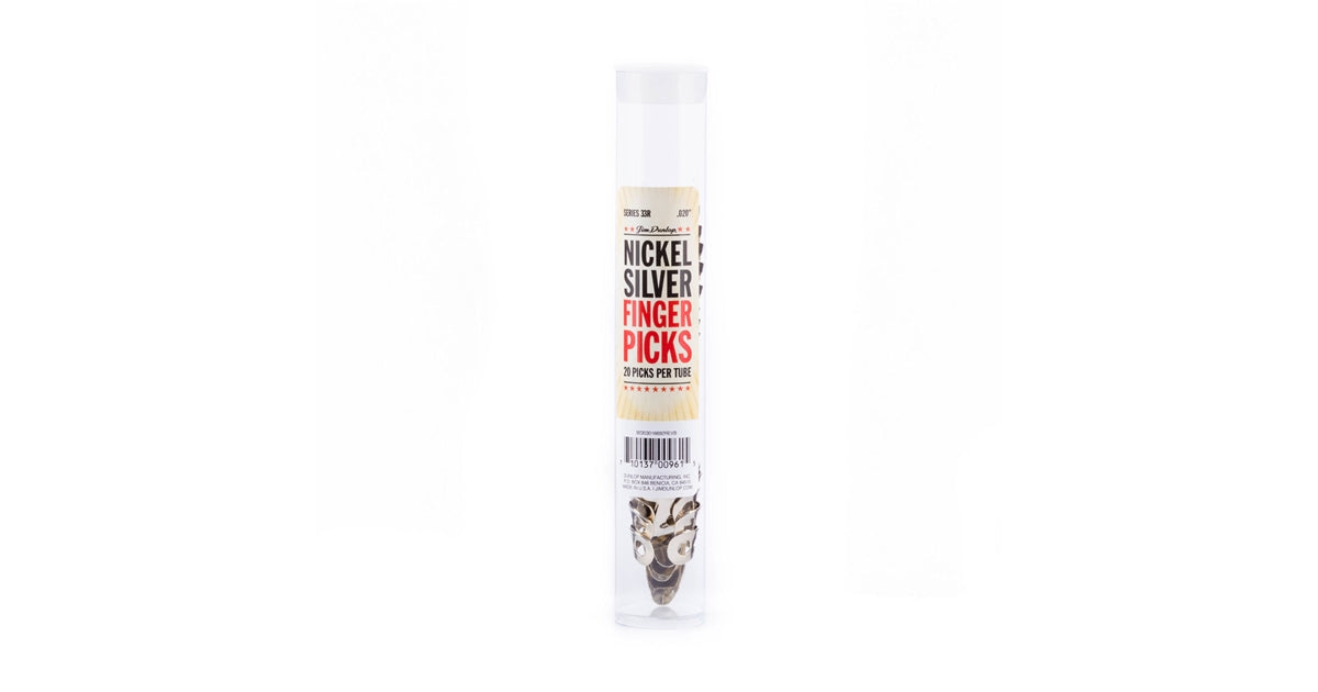 Dunlop 33R N/S FINGER .020 - TUBO 20 PLETTRI