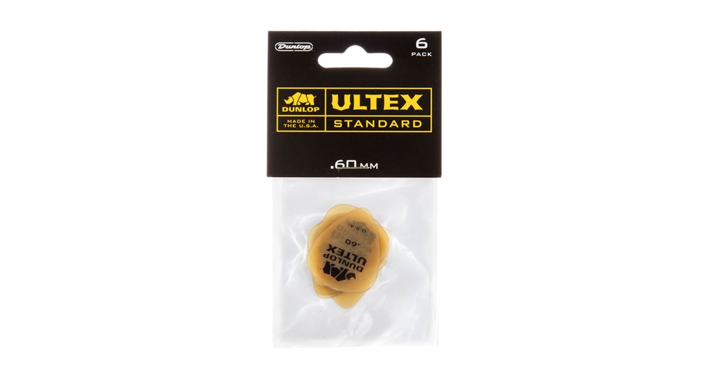 Dunlop 421P.60 Ultex Standard .60mm Player's Pack/6