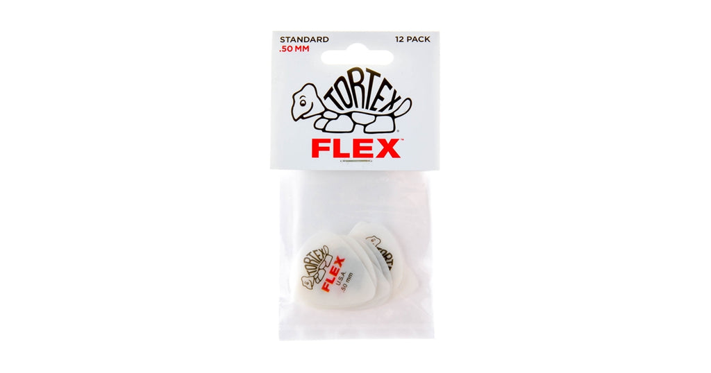 Dunlop 428P.50 Tortex Flex Standard .50 mm Pack/12