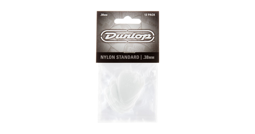 Dunlop 44P.38 Nylon Standard White .38mm