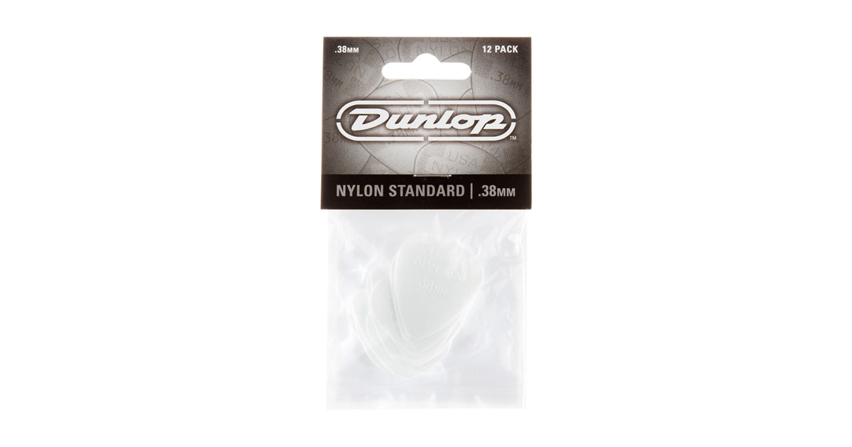 Dunlop 44P.38 Nylon Standard White .38mm