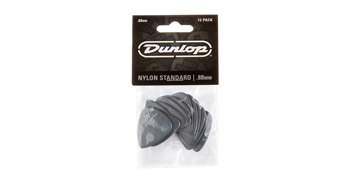 Dunlop 44P.88 Nylon Standard DarkGrey .88mm