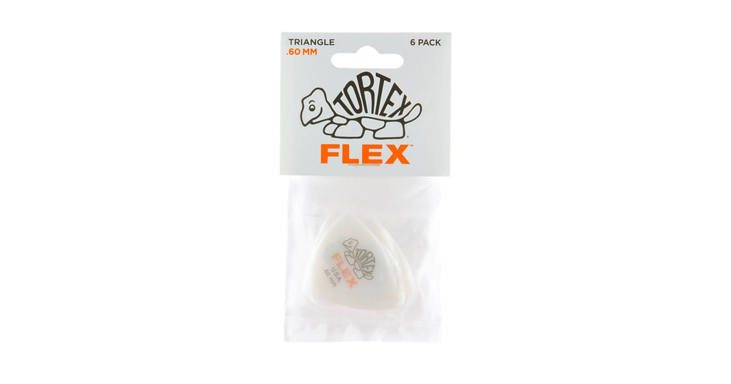 Dunlop 456P.60 Tortex Flex Triangle .60 mm Pack/6