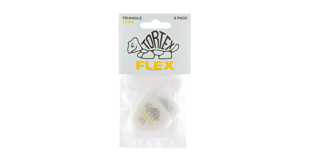 Dunlop 456P.73 Tortex Flex Triangle .73 mm Pack/6