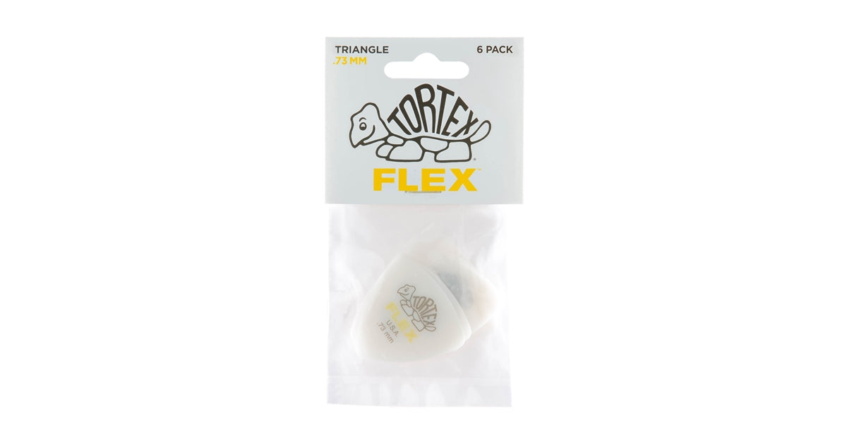 Dunlop 456P.73 Tortex Flex Triangle .73 mm Pack/6