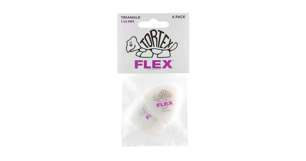 Dunlop 456P1.14 Tortex Flex Triangle 1.14 mm Pack/6