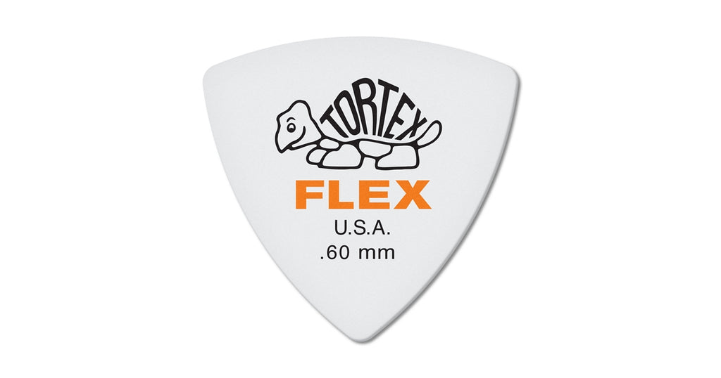 Dunlop 456R.60 Tortex Flex Triangle .60 mm Bag/72