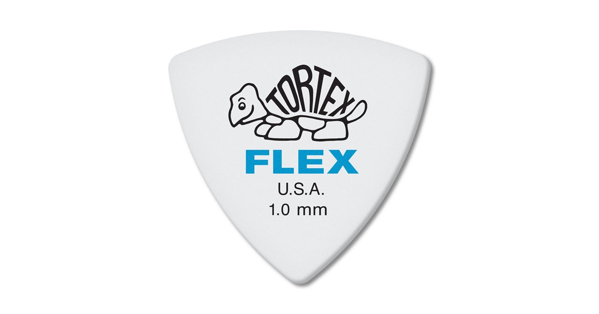 Dunlop 456R1.0 Tortex Flex Triangle 1.0mm Bag/72
