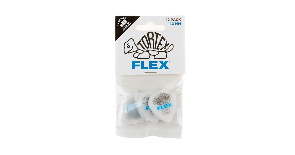 Dunlop 466P100 Tortex Flex Jazz III XL 1.0 mm Player's Pack/12