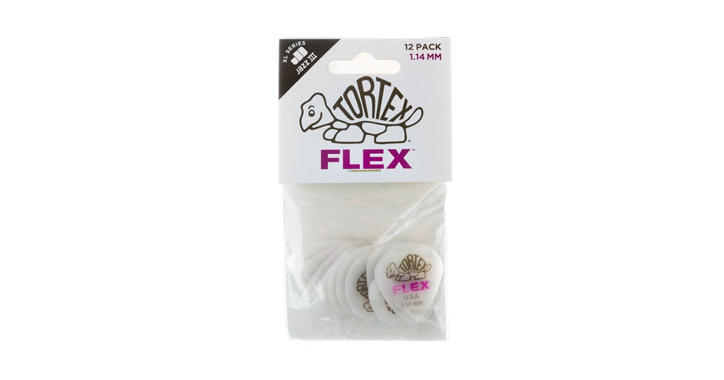 Dunlop 466P114 Tortex Flex Jazz III XL 1.14 mm Player's Pack/12
