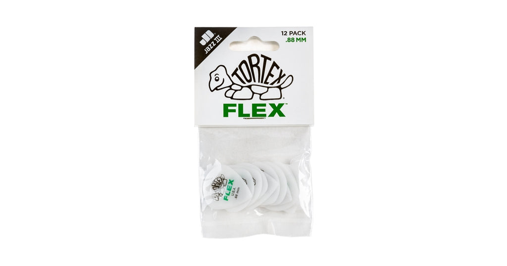 Dunlop 468P.88 Tortex Flex Jazz III .88mm pack/12