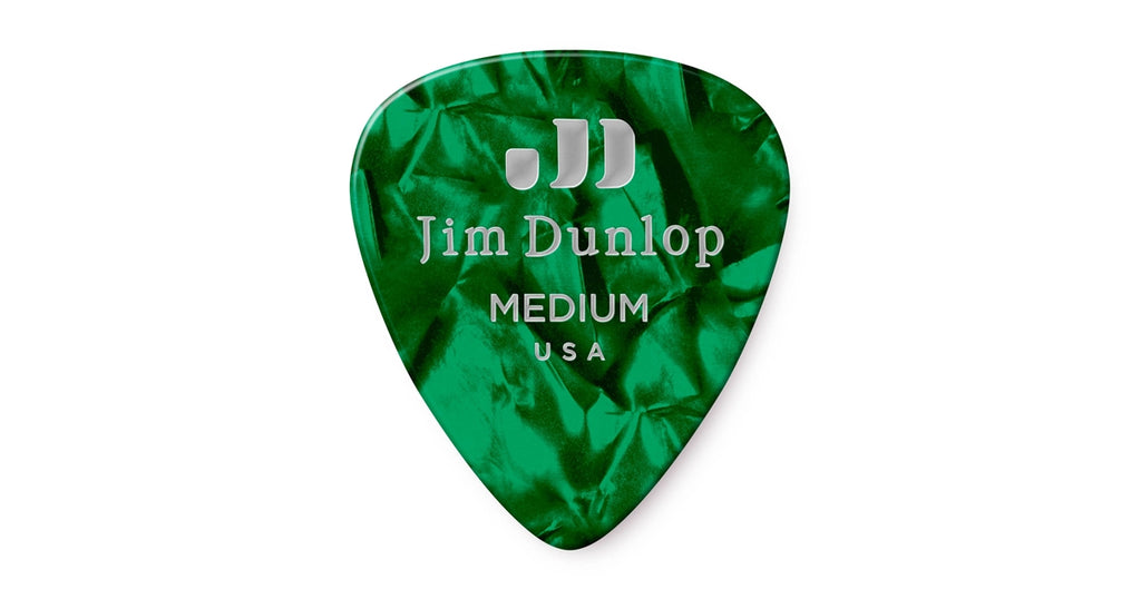 Dunlop 483R#12 Green Perloid - Medium