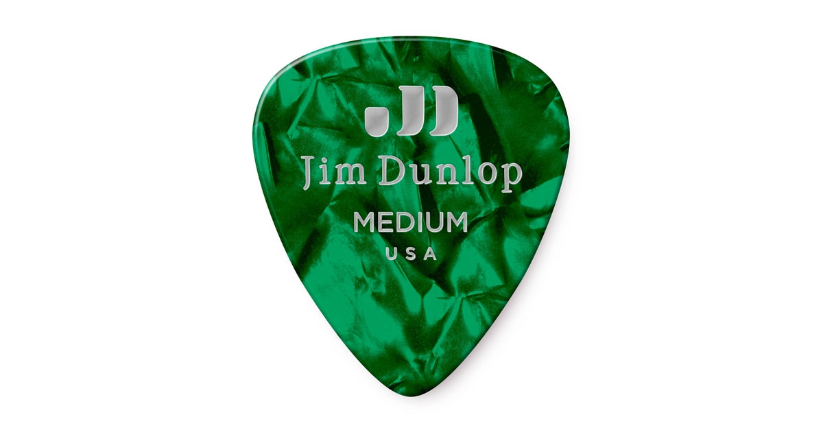 Dunlop 483R#12 Green Perloid - Medium