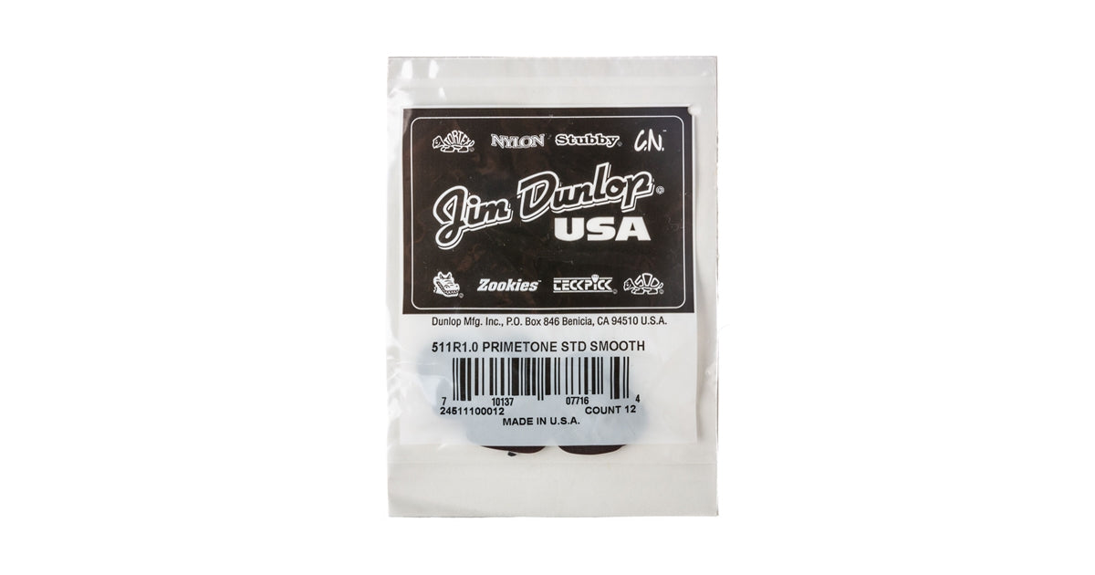 Dunlop 511R1.0 Primetone Standard (Smooth), Refill Bag/12